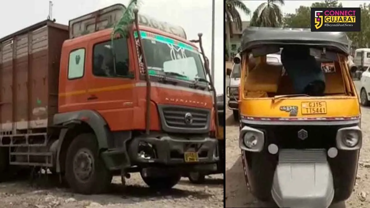 અંકલેશ્વરઃ બાકરોલ બ્રિજ પાસે ટ્રક ચાલકે છકડાને ટક્કર મારતા ચાલકનું મોત