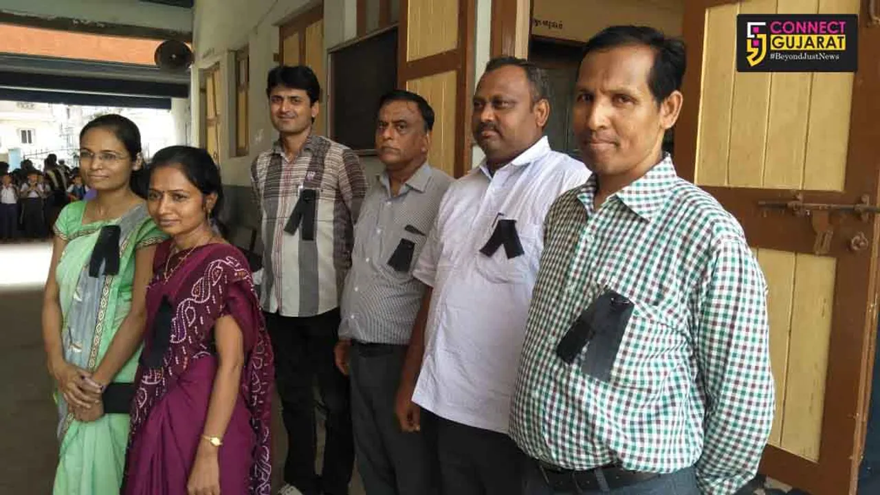 ભરૂચ જિલ્લના શિક્ષકો દ્વારા વિવિધ પડતમાંગ સંતોષવા સરકાર સામે મોરચો