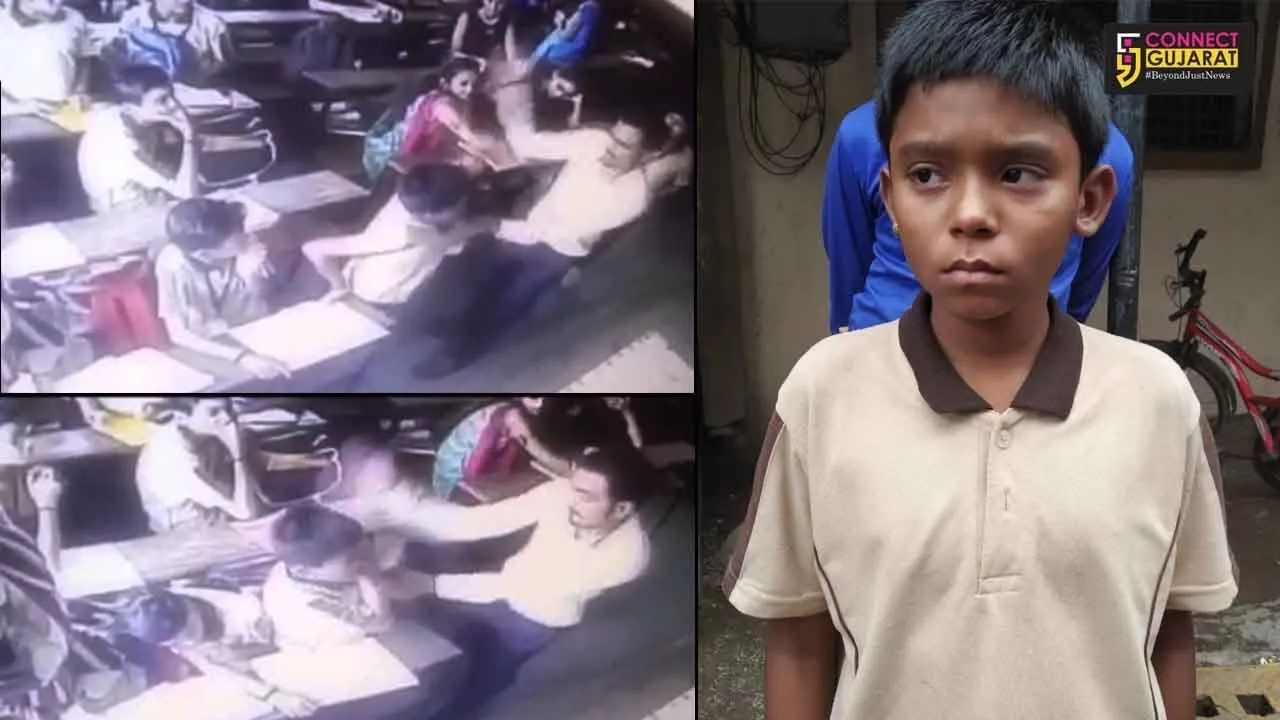 સુરતમાં શાળા શિક્ષકે વિદ્યાર્થીને ઢોર માર મારવાની ઘટના!