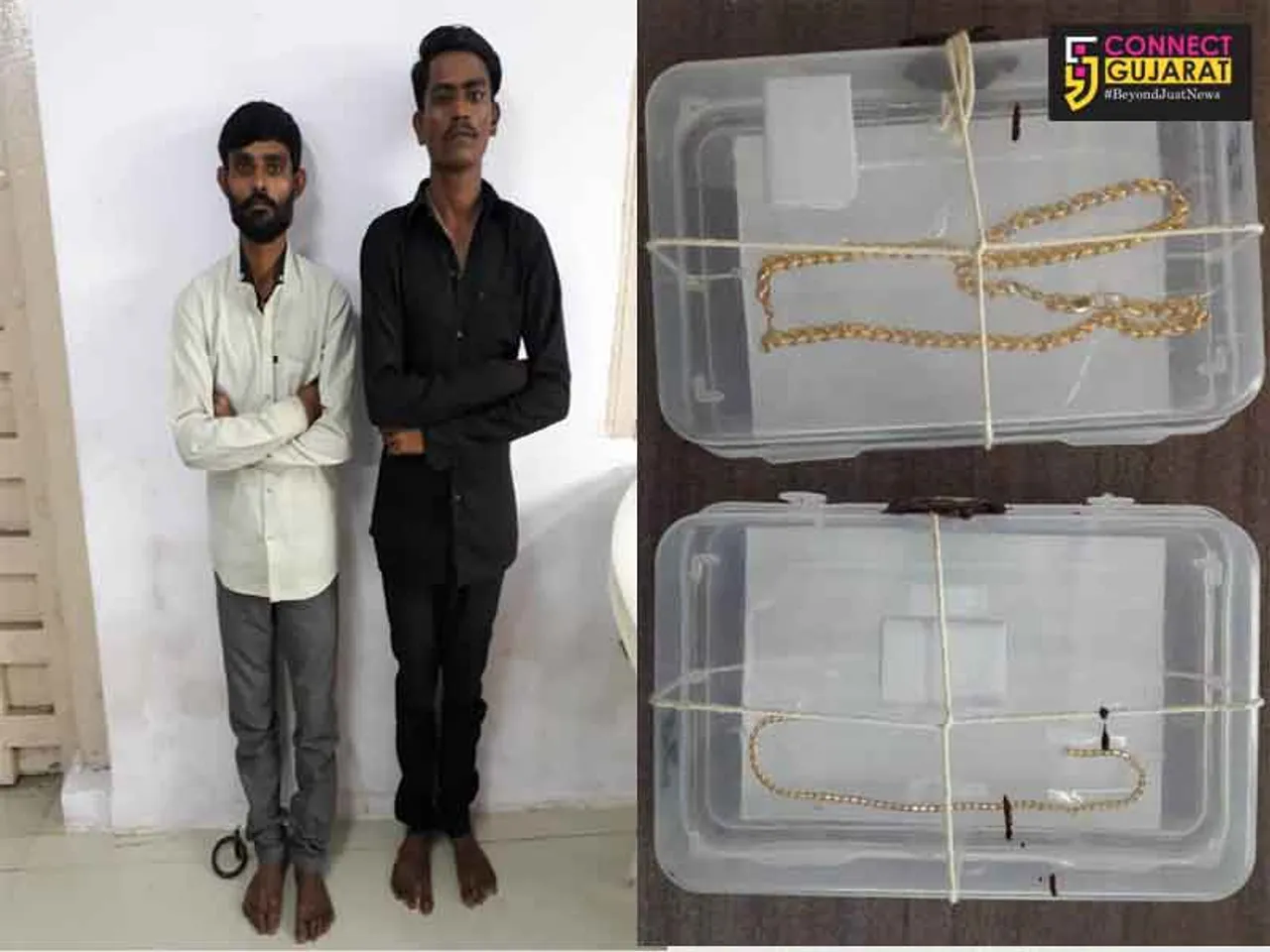 જામનગરઃ ચીલઝડપના ગુનામાં બે આરોપી ઝડપાયા, 78 હજારનો મુદ્દામાલ કરાયો રિકવર