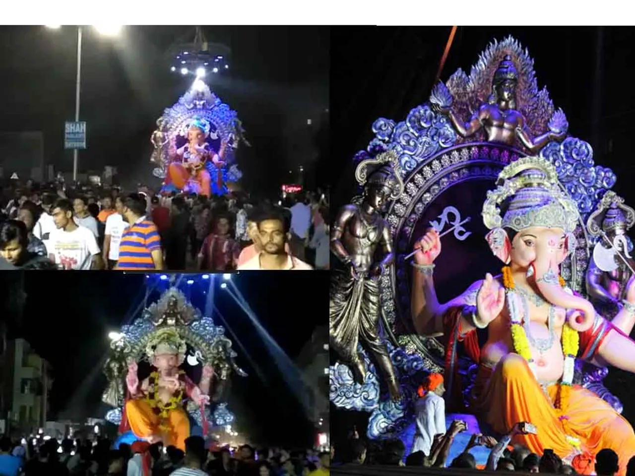  ભરૂચઃ ગણેશજીની શોભાયાત્રા જોવા ઉમટી જનમેદની, ભક્તોમાં અનેરો આનંદ