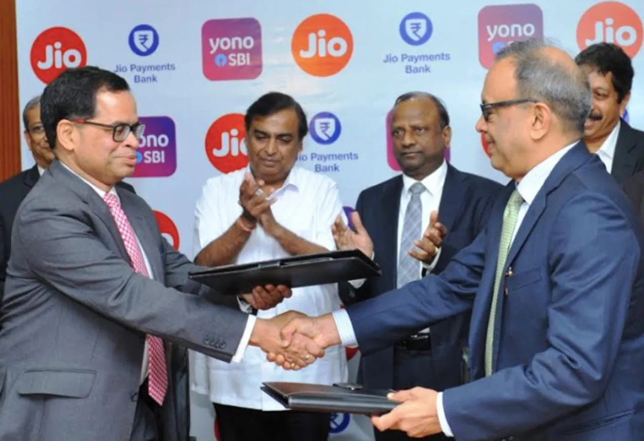 જિયો અને SBIએ ડિજિટલ પેમેન્ટ્સને લઇને કરી પાર્ટનરશિપ