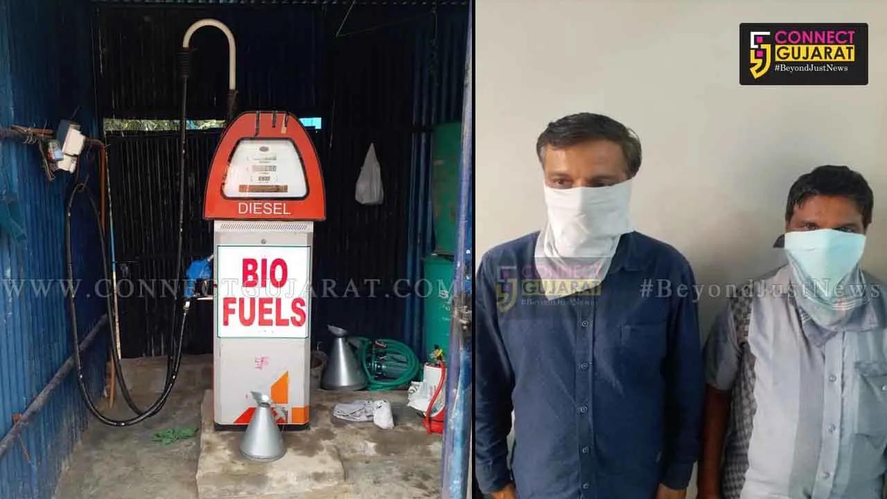 અંકલેશ્વરઃ બાયો ડીઝલનું ગેરકાયદે વેચાણ કરતા બે શખ્સો SOGનાં હાથે ઝડપાયા
