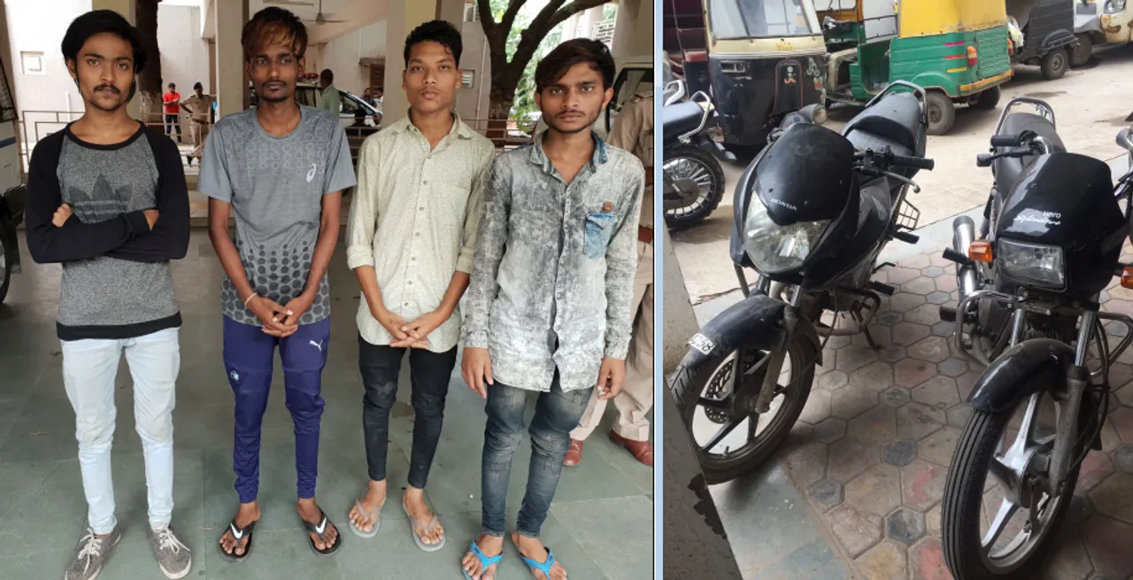 રાજકોટઃ ઘરફોડ ચોરી કરતી ટોળકી ઝડપાયી, 22 મોબાઈલ 2 બાઇક જપ્ત 