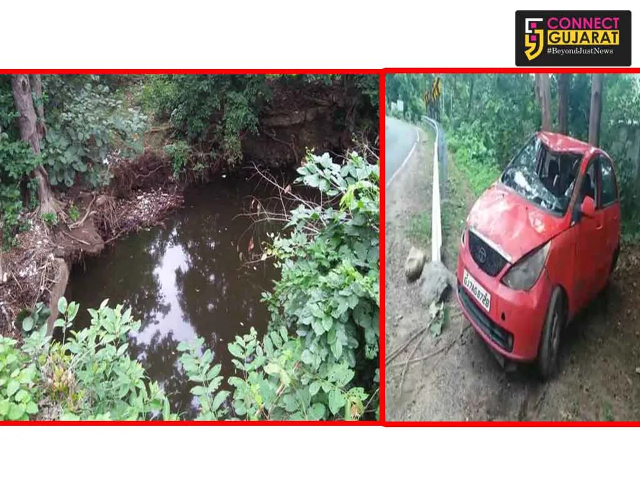 જાંબુઘોડા: પાણી ભરેલા ખાડામાં કાર ખાબકતાં એક જ પરિવારનાં સાત બાળકોના મોત!