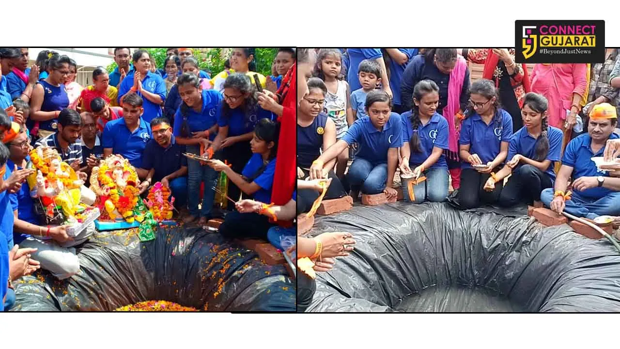 ભરૂચ શહેરમાં આવેલી શ્રીજી નગર તથા નારાયણ નગર - ૧ સોસાયટીના રહીશોએ શ્રીજી વિસર્જનનો એક નવો જ અભિગમ