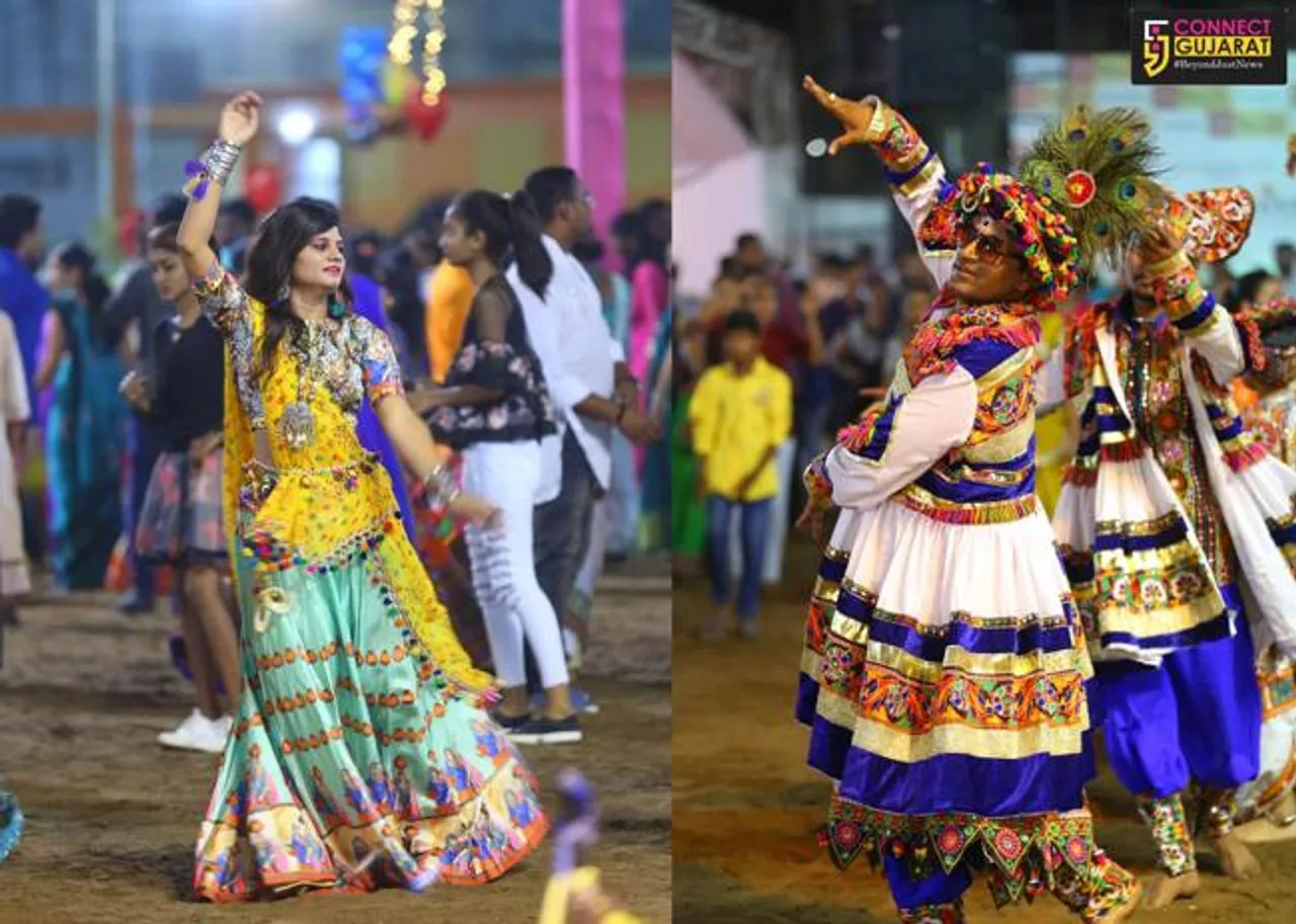 'આજનો ચાંદલીયો મને.... કહી દો સુરજને કે ઉગે નહીં....'  જામ્યો નવરાત્રીનો રંગ