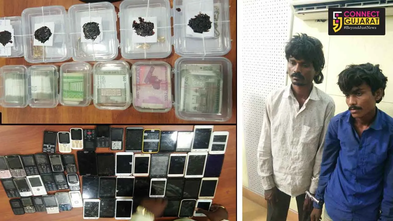 રાજકોટઃ ઘરફોડ ચોરીના બે આરોપીઓ ઢજપાયા, 3.46 લાખનો મુદ્દામાલ કબજે