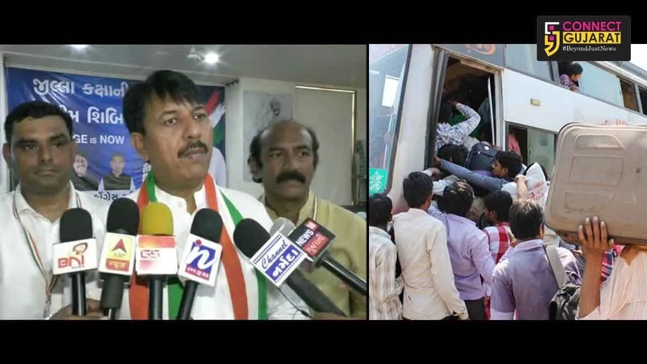 પરપ્રાંતીયો પરના હુમલામાં સરકાર અને પોલીસનો છૂપો આશીર્વાદ : કોંગ્રેસ પ્રમુખ અમિત ચાવડા