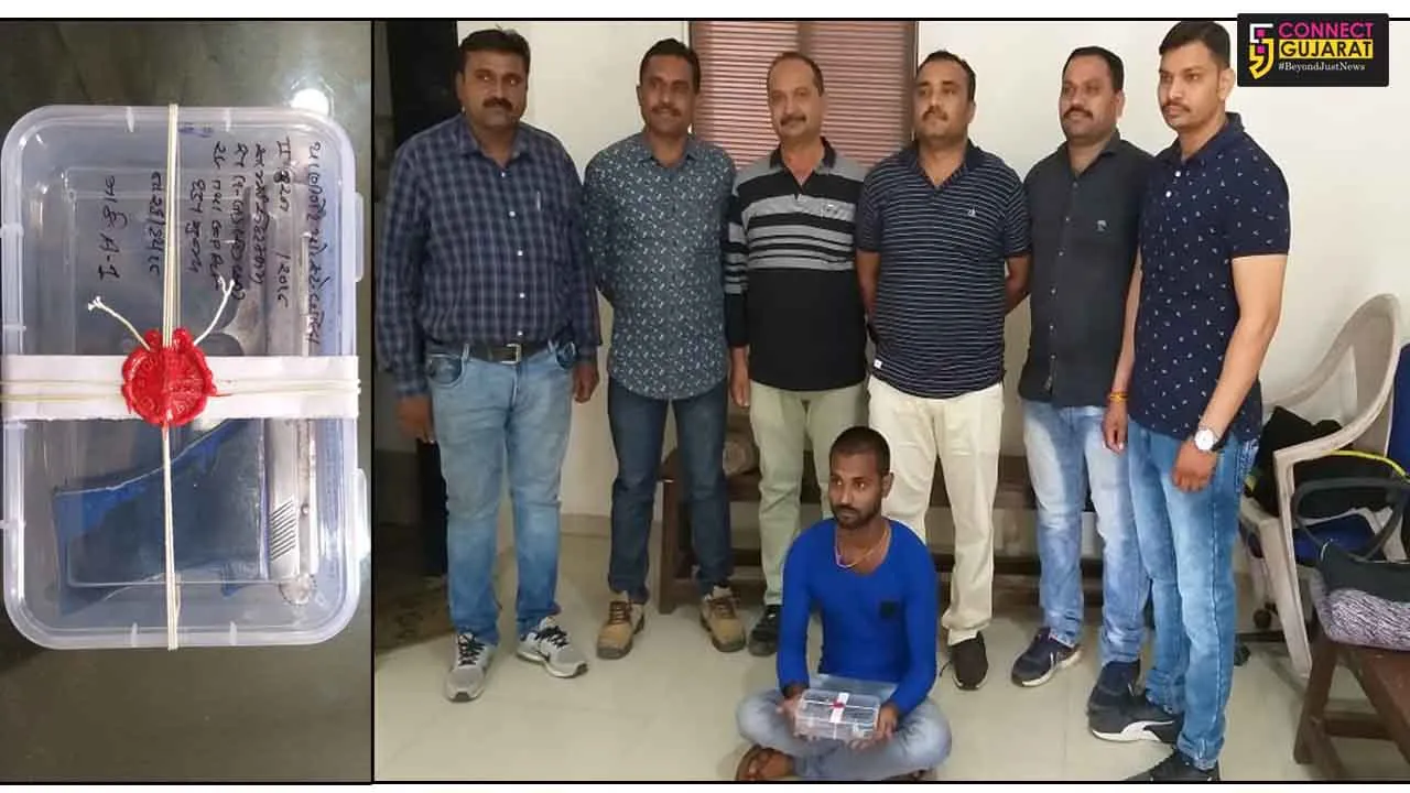 વડોદરાઃ દેશી બનાવટની પિસ્તોલ સાથે બિચ્છુ ગેંગનો સાગરિત ઝડપાયો