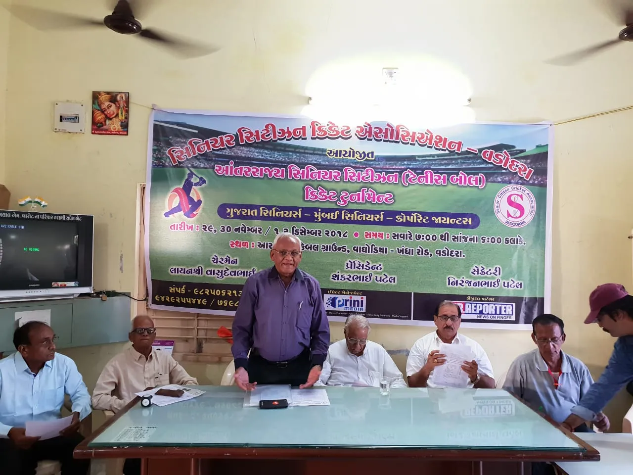 વડોદરામાં 60 થી 84 વર્ષના સિનિયર સિટીઝન્સ રમશે ક્રિકેટ મેચ