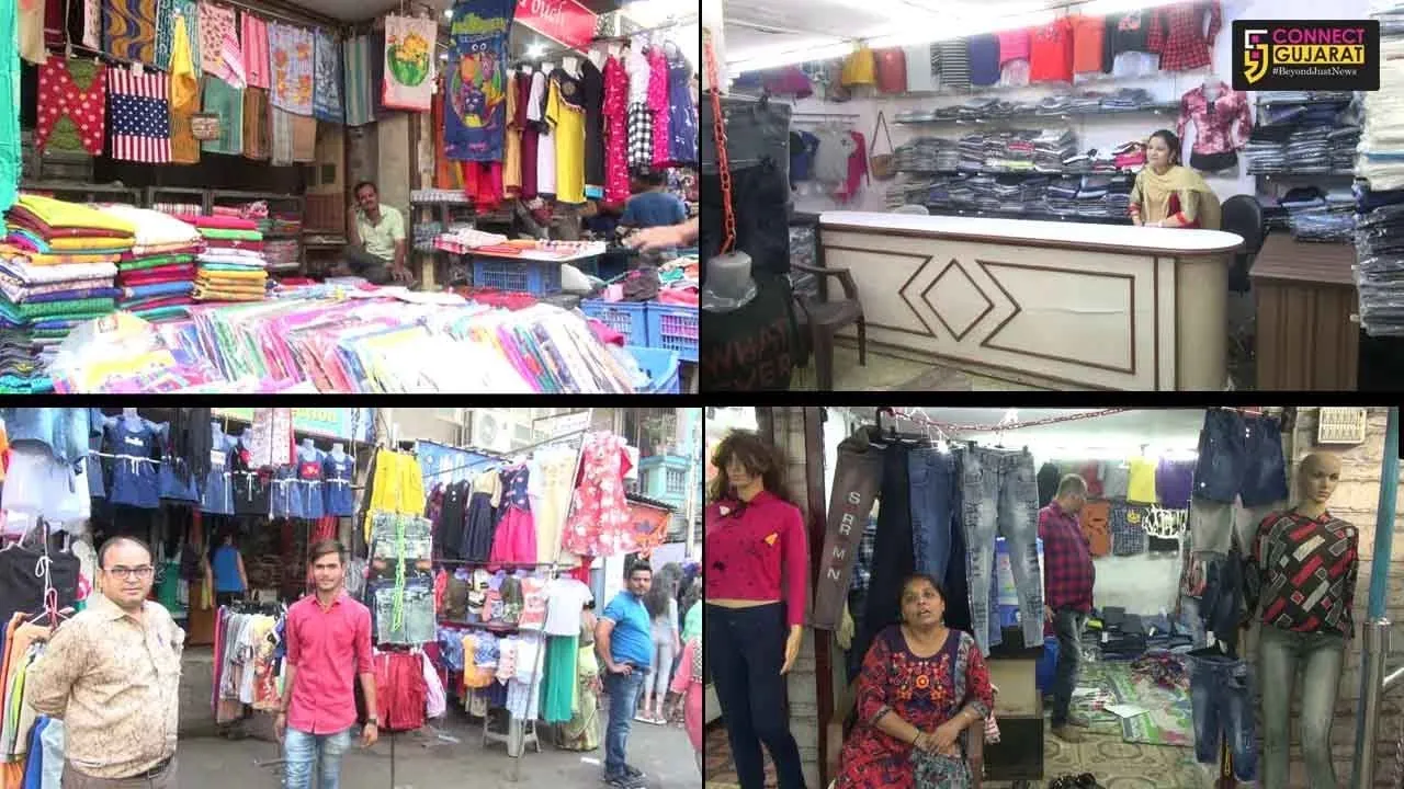 દિવાળી ટાંણે સુરતના ચૌટા બજારમાં મંદિના માહોલથી વેપારીઓ ચિંતિત