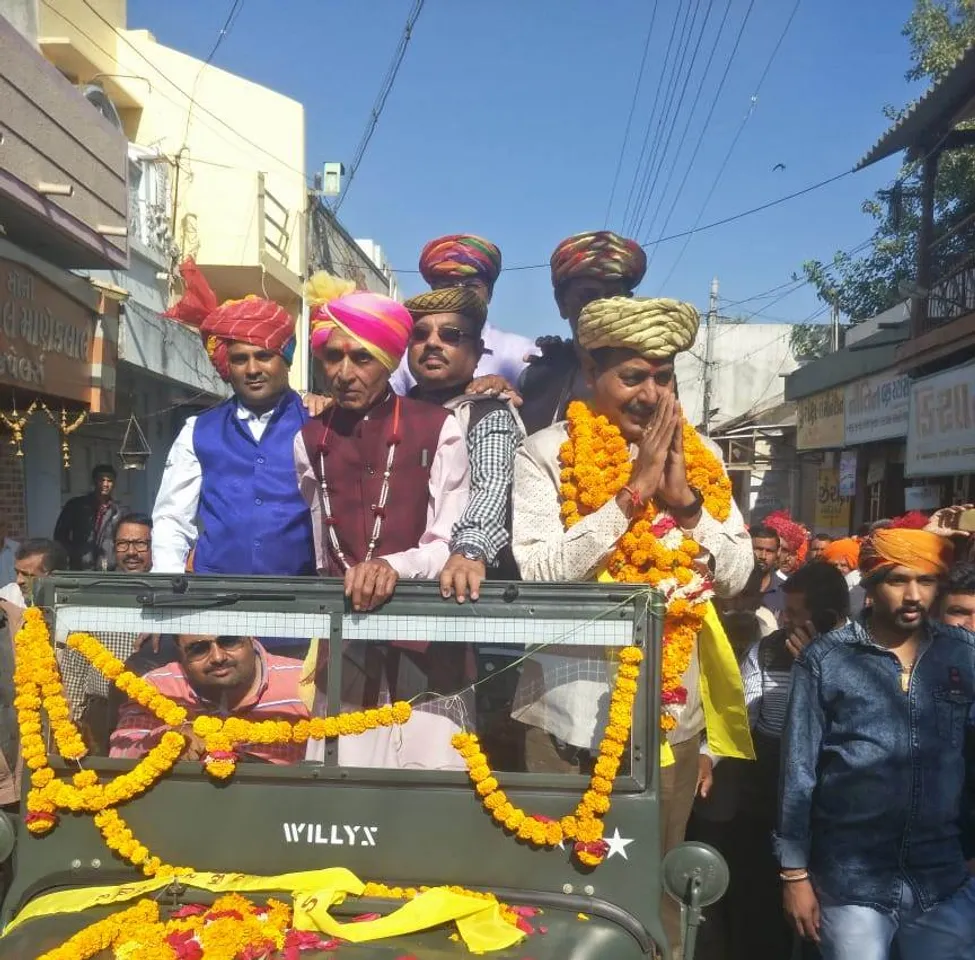 જામનગરઃ રાજપૂત સમાજ દ્વારા ધારાસભ્યનું કરવામાં આવ્યું સન્માન
