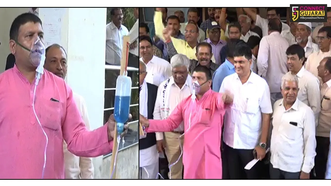 સુરત:  કેમિકલ કંપની ઝેરી રસાયણોનો નિકાલ સામે કડક પગલાં ભરવાની માંગ સાથે ખેડૂતોએ આપ્યું આવેદન