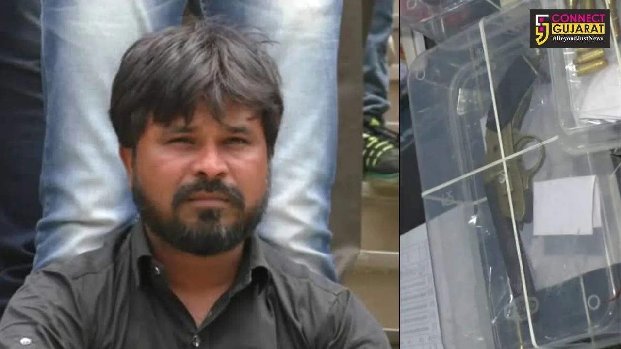 જામનગર શહેરમાંથી ખુંખાર તાજીયા ગેંગના સાગરીતને બે પિસ્ટલ તથા બે તમાચા સાથે પોલીસે ઝડપી પાડ્યો