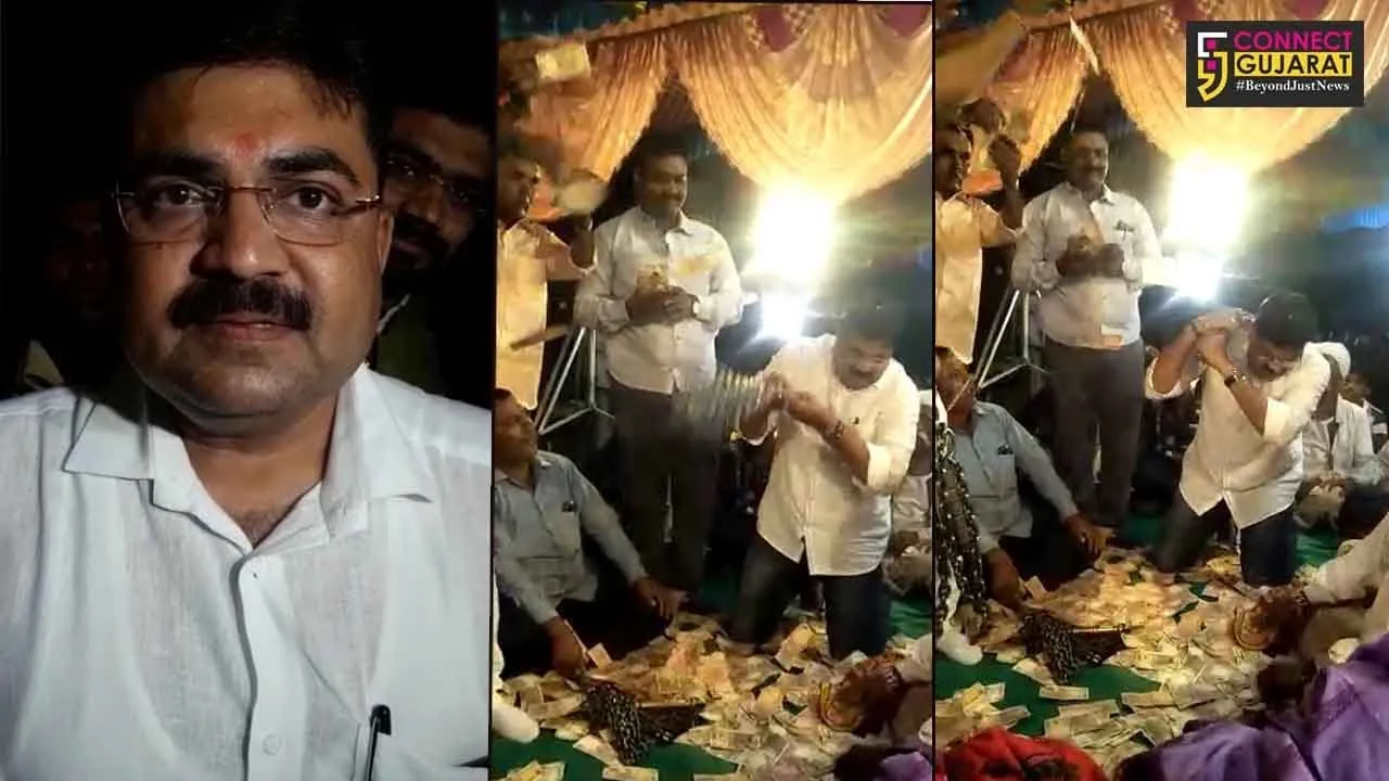 રાજકોટના ધારાસભ્ય અરવિંદ રૈયાણીએ ડાકલાના તાલે મારી સાંકળ, મોહન કુંડારીયા પણ હાજર