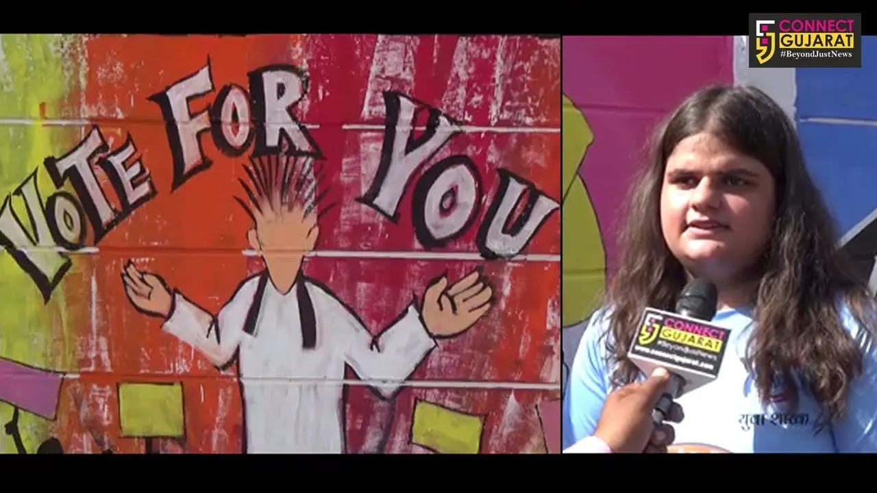 સુરતમાં લોકશાહી પર્વ મતદાન જાગુતી માટે કરાઇ અનોખી પહેલ