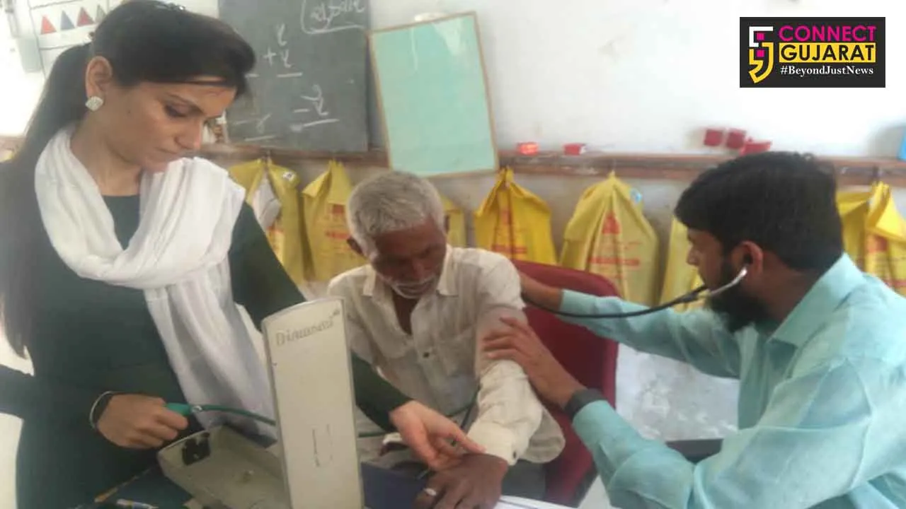 વાગરા ખાતે નિઃશુલ્ક નિદાન કેમ્પ યોજાયો