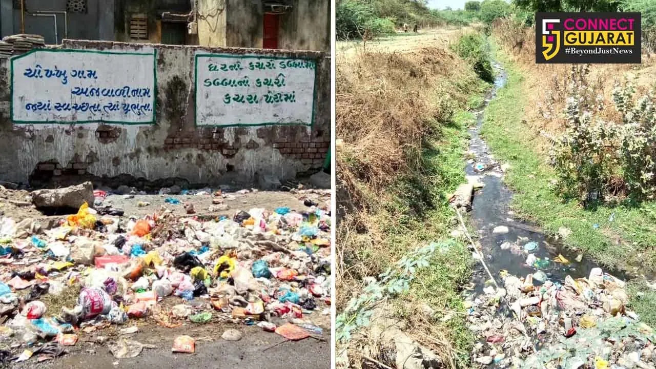 અંકલેશ્વર: રોશન પાર્ક સોસાયટીના રહીશોની દુષિત પાણી થી છલકાતી કાંસ પરત્વે પાલિકા અનદેખીથી ચૂંટણી બહિષ્કારની ચીમકી