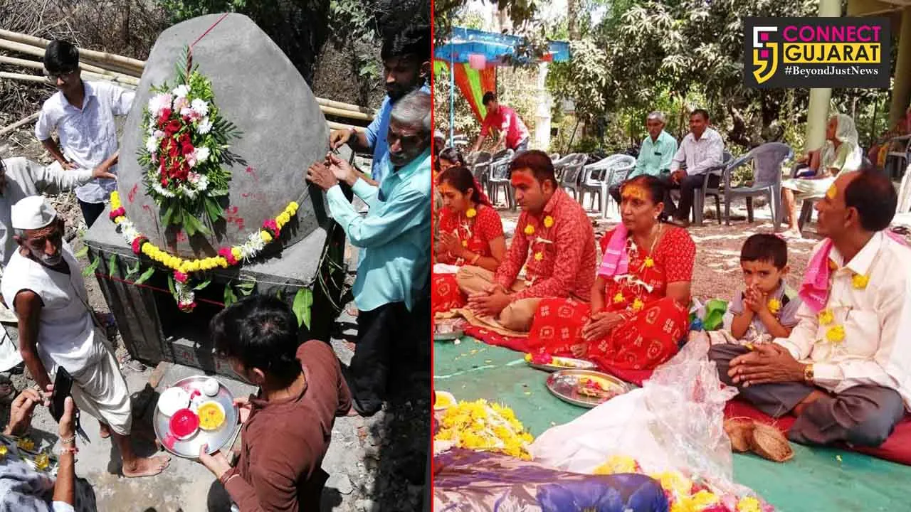 ઇલવા ફળિયા-છરવાડાના આહિર સમાજ દ્વારા કુળદેવી માતાના મંદિરનો પ્રાણપ્રતિષ્ઠા મહોત્સવની કરાઇ ભવ્ય ઉજવણી