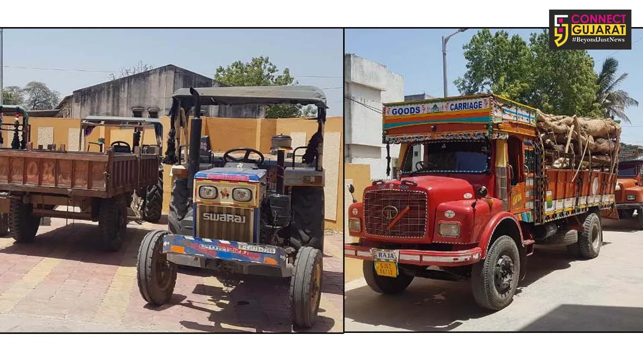 શહેરા : મામલતદાર મેહુલ ભરવાડ દ્વારા હાથ ધરવામાં આવેલ ઓપરેશન ખનન માફિયામાં ટ્રેક્ટરો અને ટ્રકો ઝડપાઈ.