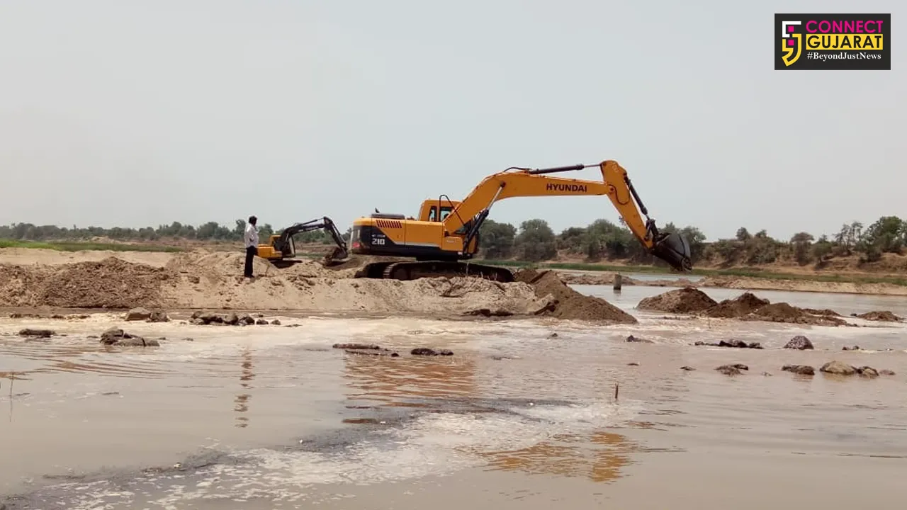 ઝઘડીયા મામલતદાર અને રોયલટી ડીપાર્ટર્મેન્ટ દ્વારા બીજા દિવસે પણ ‘ઓપરેશન પુલીયા’ શરૂ