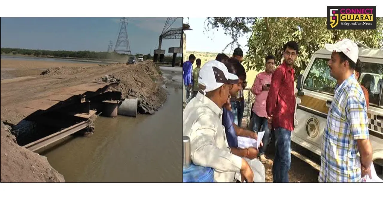 ભરૂચ:નદીના પટ પર ગેરકાયદે પાળા બંધી રેતી ખનન કરતા તત્વો ઉપર આખરે ખાણ ખનીજ વિભાગ હરકતમાં