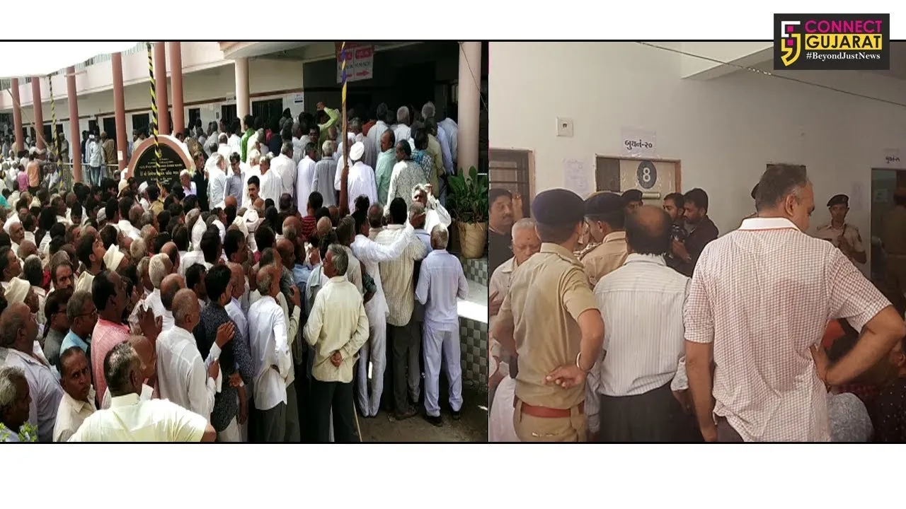 જૂનાગઢ:મંદિરના બોર્ડની ચુંટણી માટે તમામ તૈયારીઓ બાદ આજે પૂર જોસમાં હરિ ભક્તોએ કર્યું મતદાન