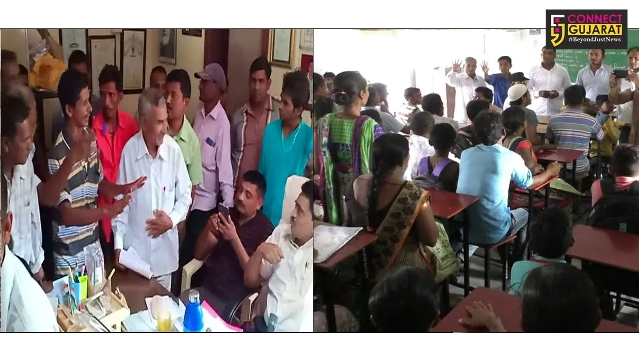 રાનકુવા હાઈસ્કૂલમાં પ્રવેશને પગલે વાલીઓ શાળામાં પહોંચ્યા અને થયું શાબ્દીક યુદ્ધ