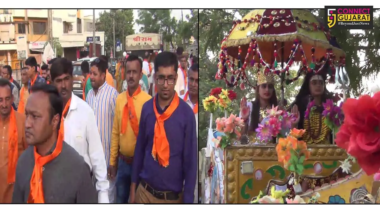 અરવલ્લી : મહેશ્વરી સમાજના સ્થાપના દિવસ નિમિત્તે મોડાસામાં ભવ્ય શોભાયાત્રા નિકળી