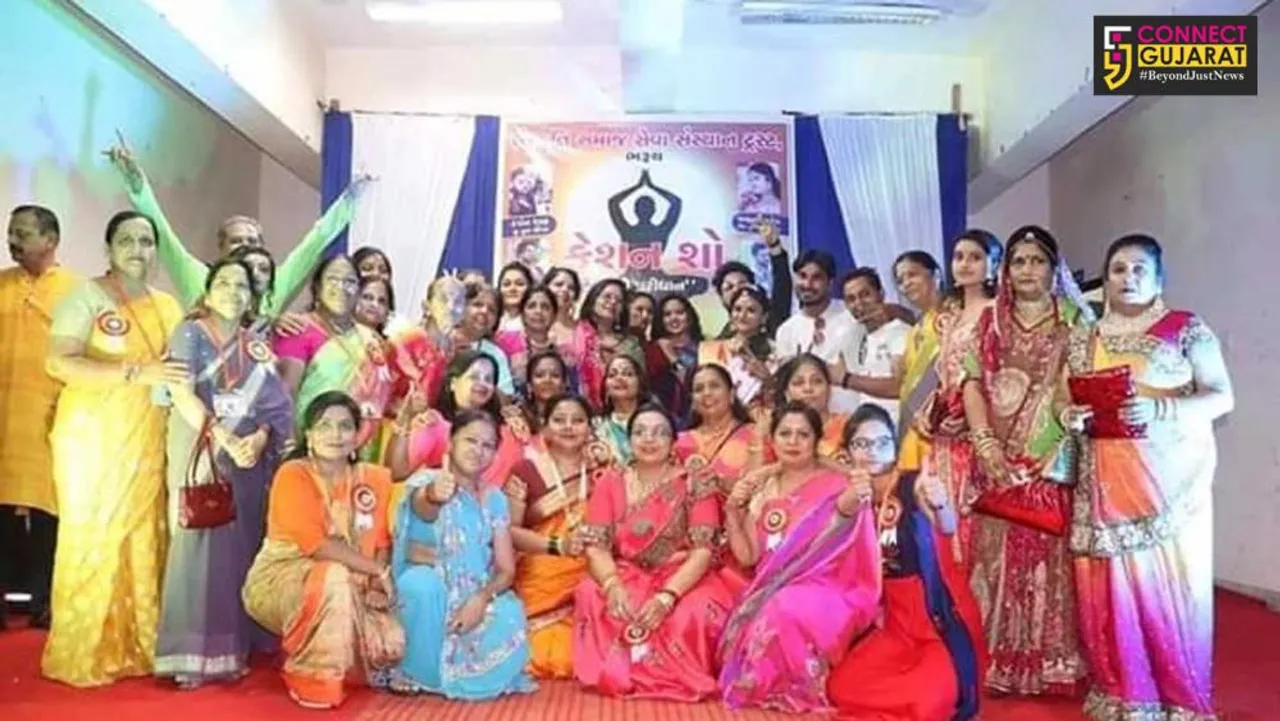 ભરૂચ આંબેડકર હોલ ખાતે યોજાઇ મહિલાઓ માટે સાડી પરિધાન ફેશન શો સ્પર્ધા