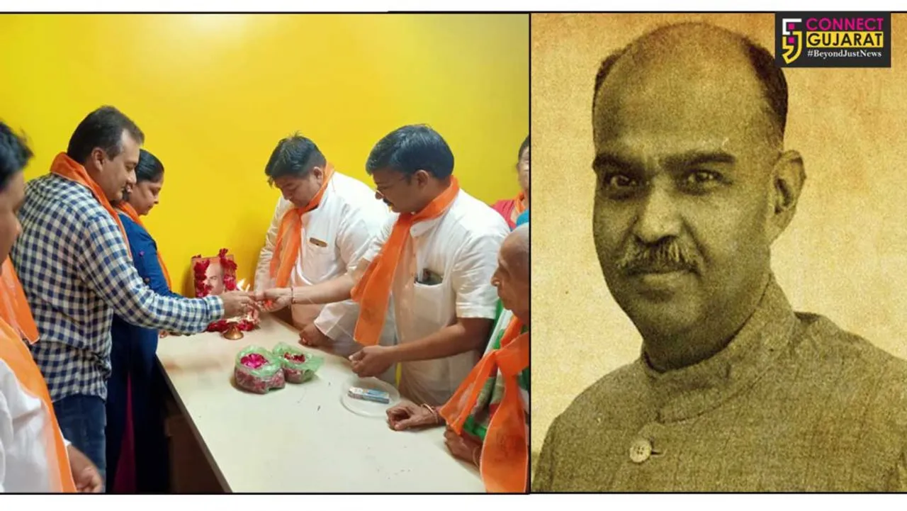 ડો.શ્યામા પ્રસાદ મુખરજીની ૬૬મી પુણ્યતિથિ નિમિત્તે અંકલેશ્વર શહેર ભાજપા દ્વારા અપાઈ શ્રદ્ધાંજલિ