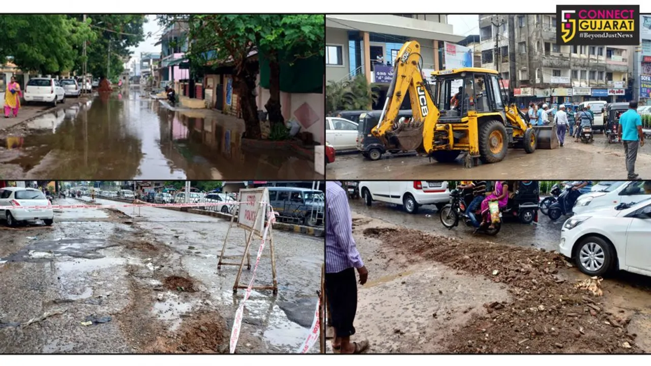 ભરૂચમાં સવારે ધોધમાર વરસાદ : બપોર બાદ વધ્યો ઉકળાટ