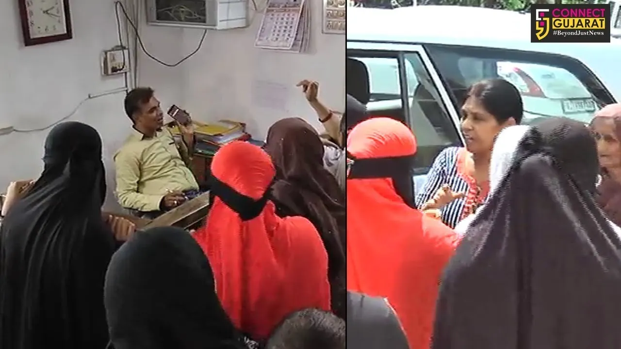 ભરૂચ: ગટરના પાણી ઘરમાં ઘૂસી જતાં લોકોએ કર્યો નગરપાલિકા પ્રમુખનો ઘેરાવ