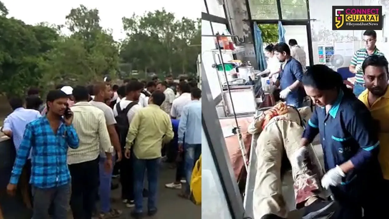 ભરૂચ: ભૃગુઋષિ ઓવર બ્રિજ ઉપર અજાણ્યા વાહનની અડફેટે બે મહિલા પોલીસકર્મિ સહિત ૩ ઘાયલ