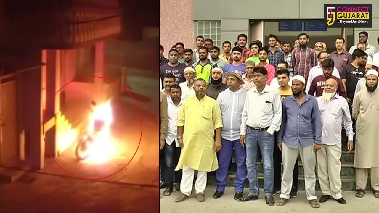 ભરૂચ : ભાડભૂત ગામ ખાતે અસામાજિક તત્વો દ્વ્રારા વાહન સળગાવી મુસ્લિમ સમાજના લોકોને ખોટી રીતે હેરાનગતિ કરાતાં કલેક્ટરને  પાઠવ્યું આવેદન