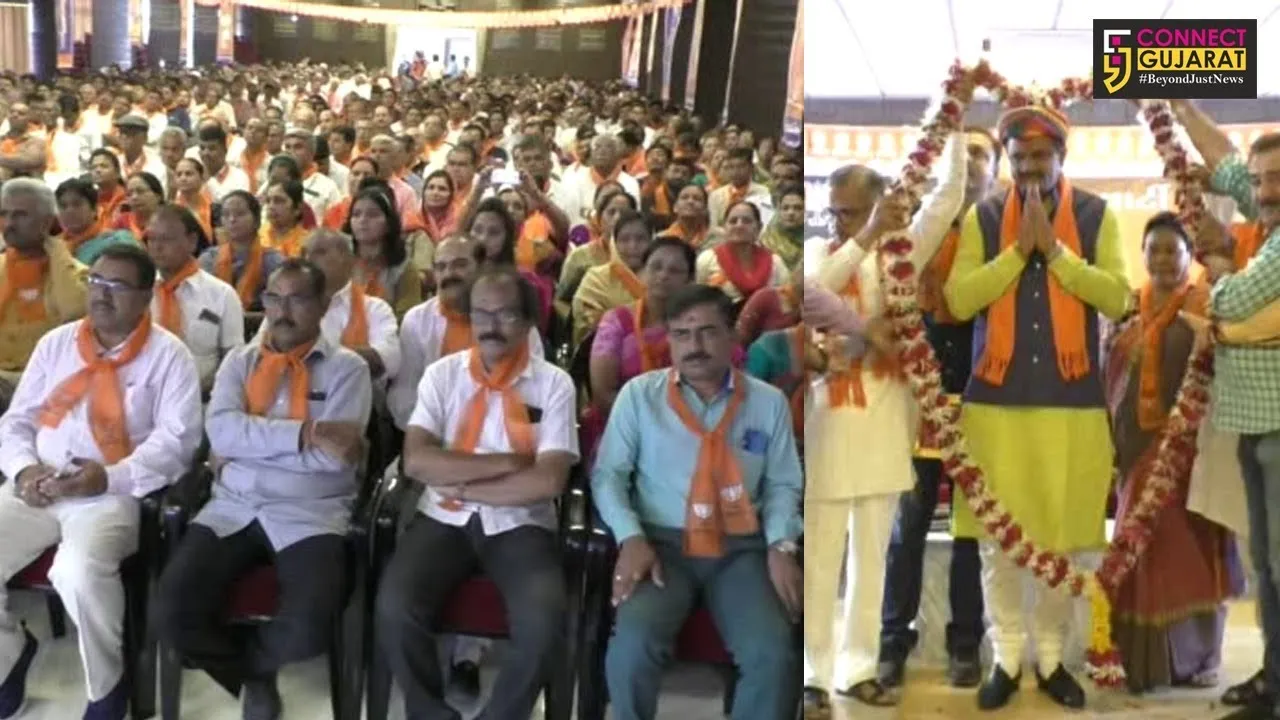 જામનગરમાં કટોકટી દિન નિમિતે જીતુભાઈ વાઘાણીની ઉપસ્થિતિમાં ઓશવાળ સેન્ટર ખાતે સંમેલનનું કરાયું આયોજન