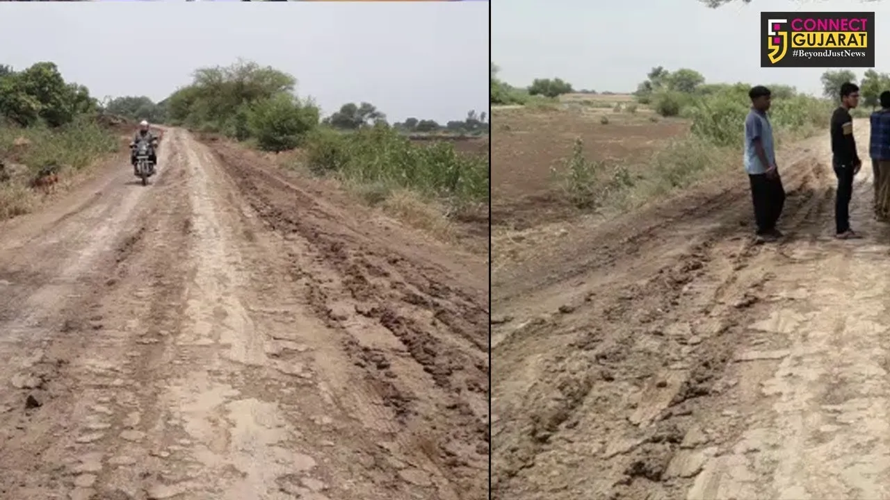 આમોદના વાતરસાથી ભરૂચના ટંકારીયા ગામને જોડતો માર્ગ ખખડધજ