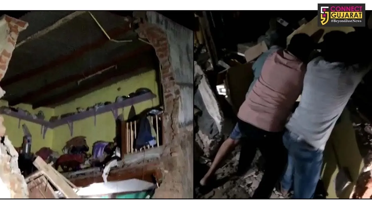 ભરૂચ:ચકલા વિસ્તારમાં લાલભાઈની પાટ ઉપર મકાનની દીવાલ ધરાશાયી,૧ યુવતીનું મોત,૧ઘાયલ