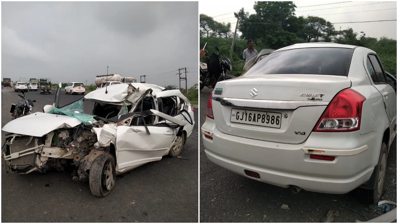 ભરૂચ: અટાલી નજીક કારને અડફેટમાં લઈ ટ્રક ચાલક ફરાર,૨નાં મોત,૨ ઘાયલ