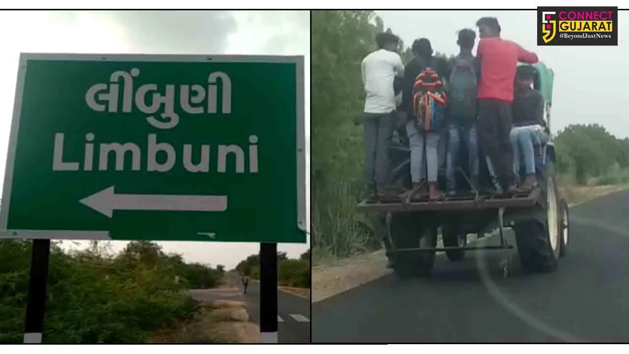 બનાસકાંઠા : સરહદી ગામડાઓના વિદ્યાર્થીઓ જીવ ને જોખમે મુસાફરી કરવા બન્યા મજબુર