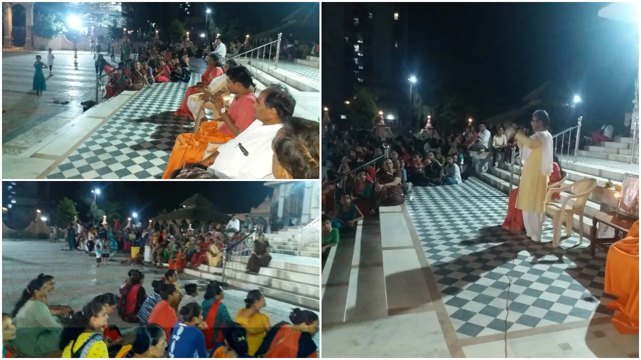 મોડાસાના ઉમિયા માતાજી મંદિરે ગૌરી વ્રત જાગરણની રાત્રીએ રાસ ગરબા યોજાયા