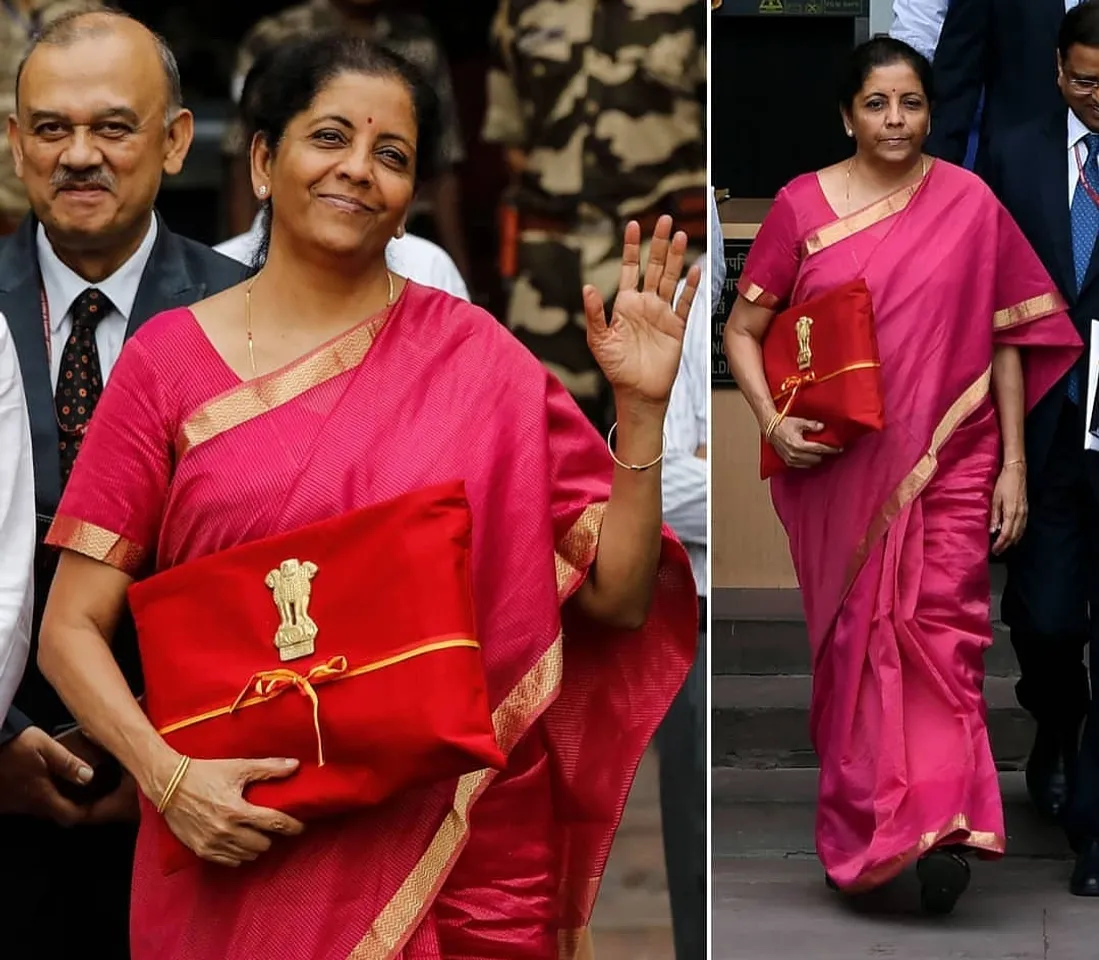 બજેટ 2019 : બહિખાતા સ્વરૂપે 2019 બજેટનો પ્રારંભ, સાંસદમાં લાલ બેગમાં નાણામંત્રી નિર્મલા સિતારમણે કર્યું બાહી ખાતા પેશ