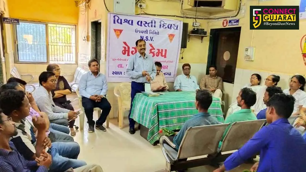 સોનગઢ ખાતે વિશ્વ વસ્તી દિનની પખવાડિક ઉજવણી સંદર્ભે મેગા નસબંધી કેમ્પ યોજાયો