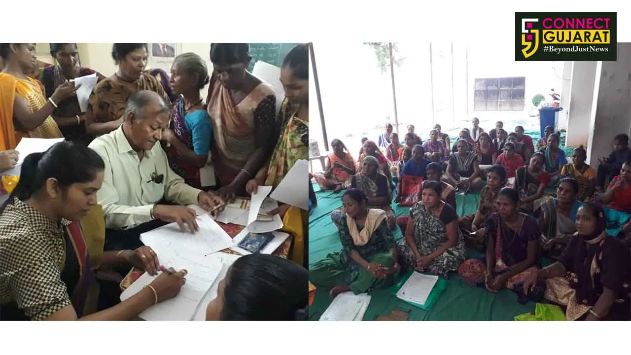 અંકલેશ્વર ન.પ્રા.શિક્ષણ સમિતિ  દ્વારા ગરીબ પરિવારના બાળકોની વિધવા માતાઓને સરકારી યોજના હેઠળ સહાય મળે તે માટે યોજવામાં આવ્યો કેમ્પ