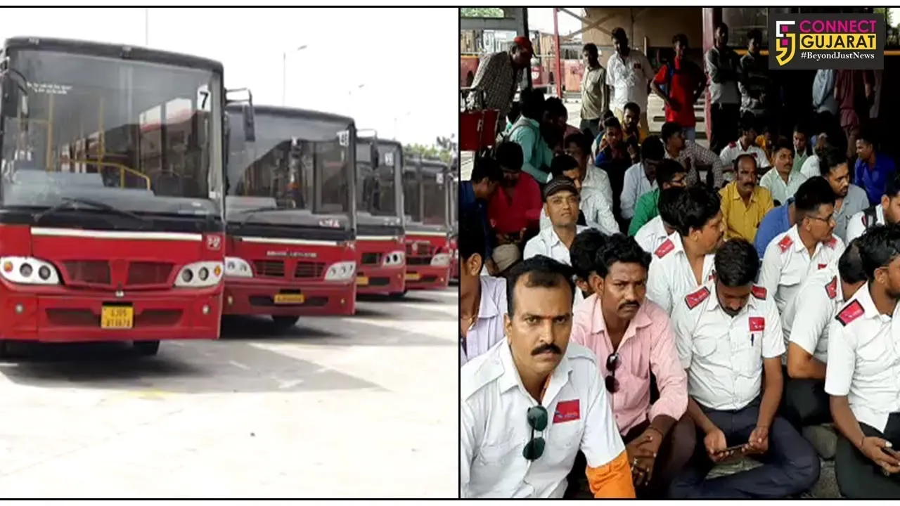 સુરત: BRTSના પૈંડા થંભ્યા, ડ્રાઇવરોએ પાડી હડતાલ, ૬૭ બસો રહેશે બંધ