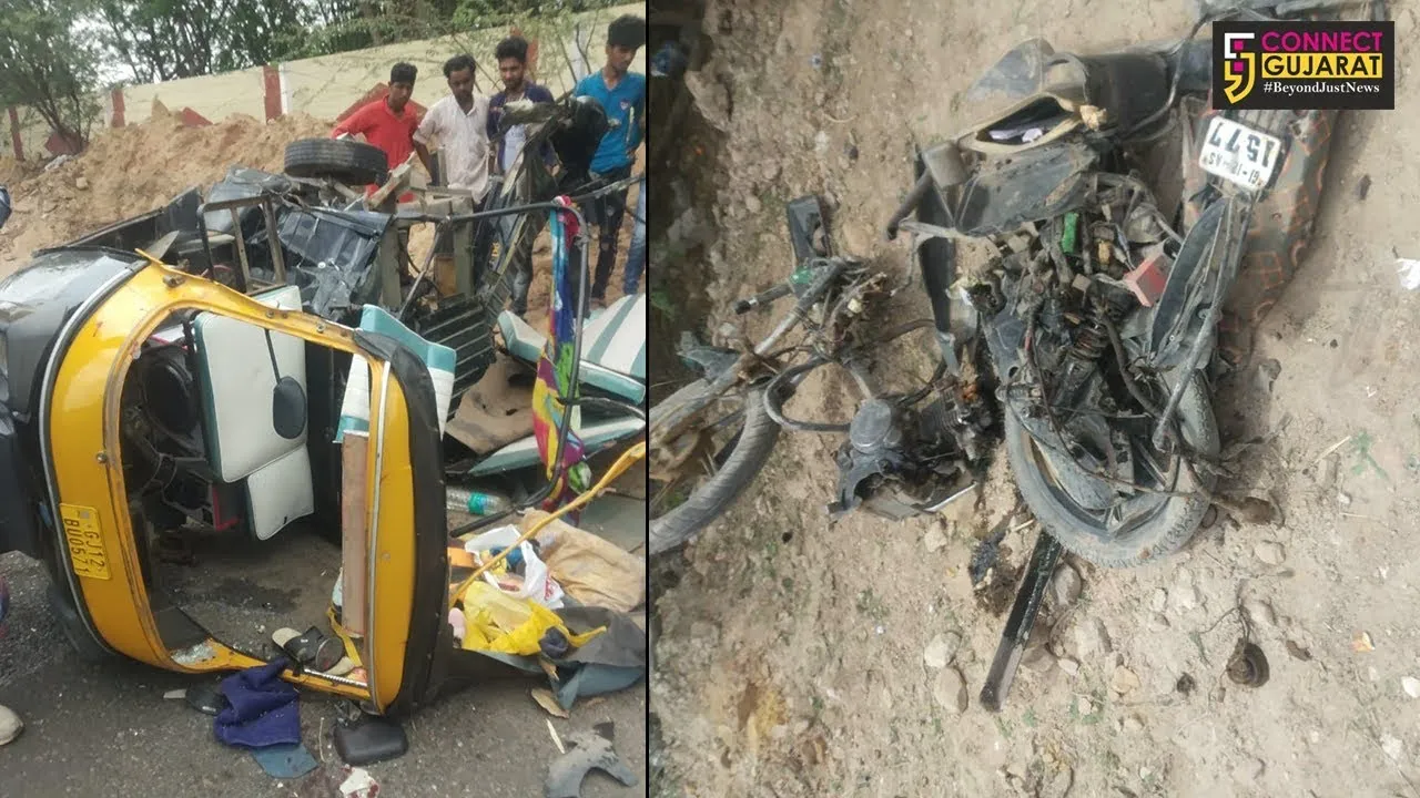 કચ્છ: ભુજના સમાત્રા હાઇવે પર છકડો રીક્ષા, બાઈક અને ટ્રક વચ્ચે સર્જાયો અકસ્માત,૧૧ના મોત