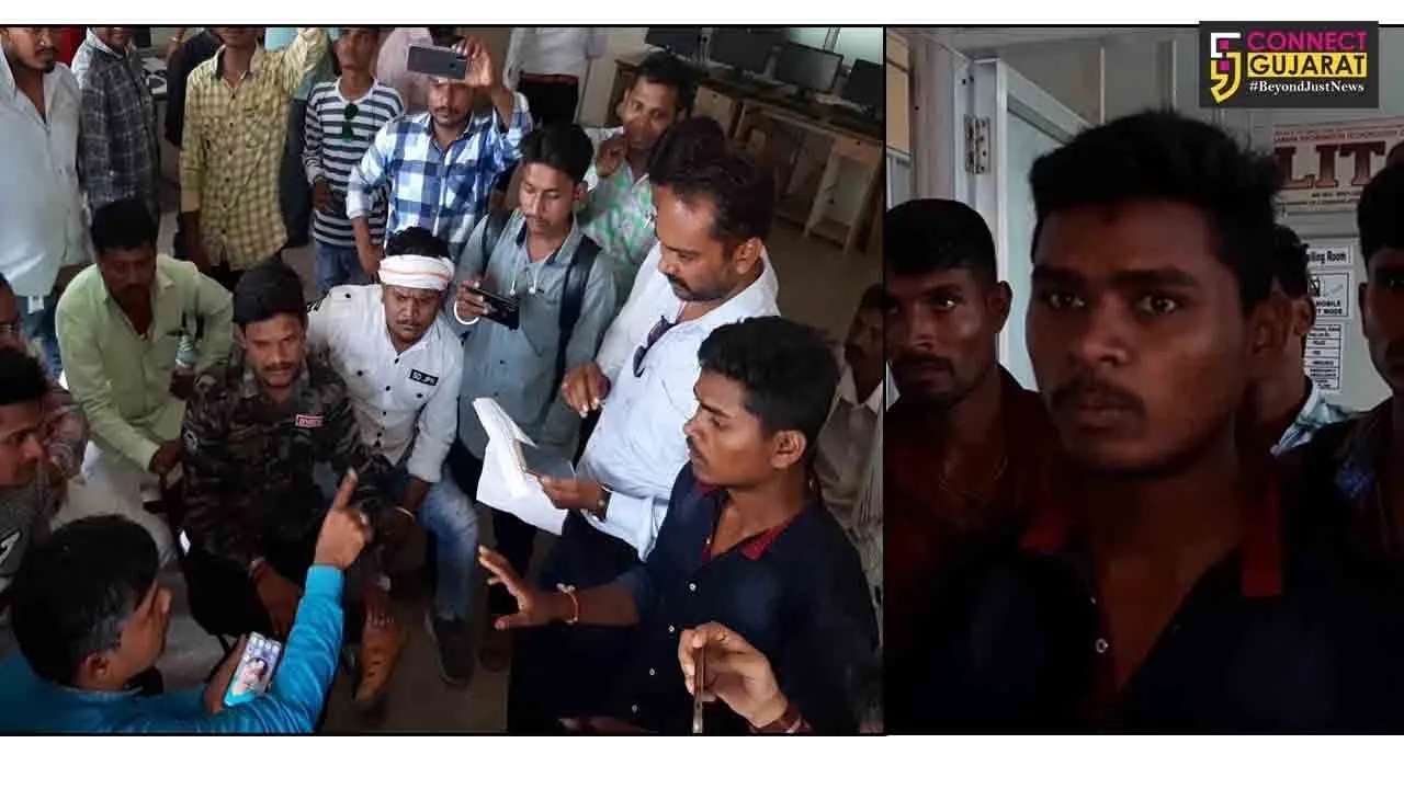 દાહોદ:ટ્રસ્ટ સંચાલીત લબાના ઈન્ફોટેક ITIમાં આદિવાસી સમાજના વિદ્યાર્થીઓએ આક્ષેપો સાથે કર્યો હલ્લાબોલ