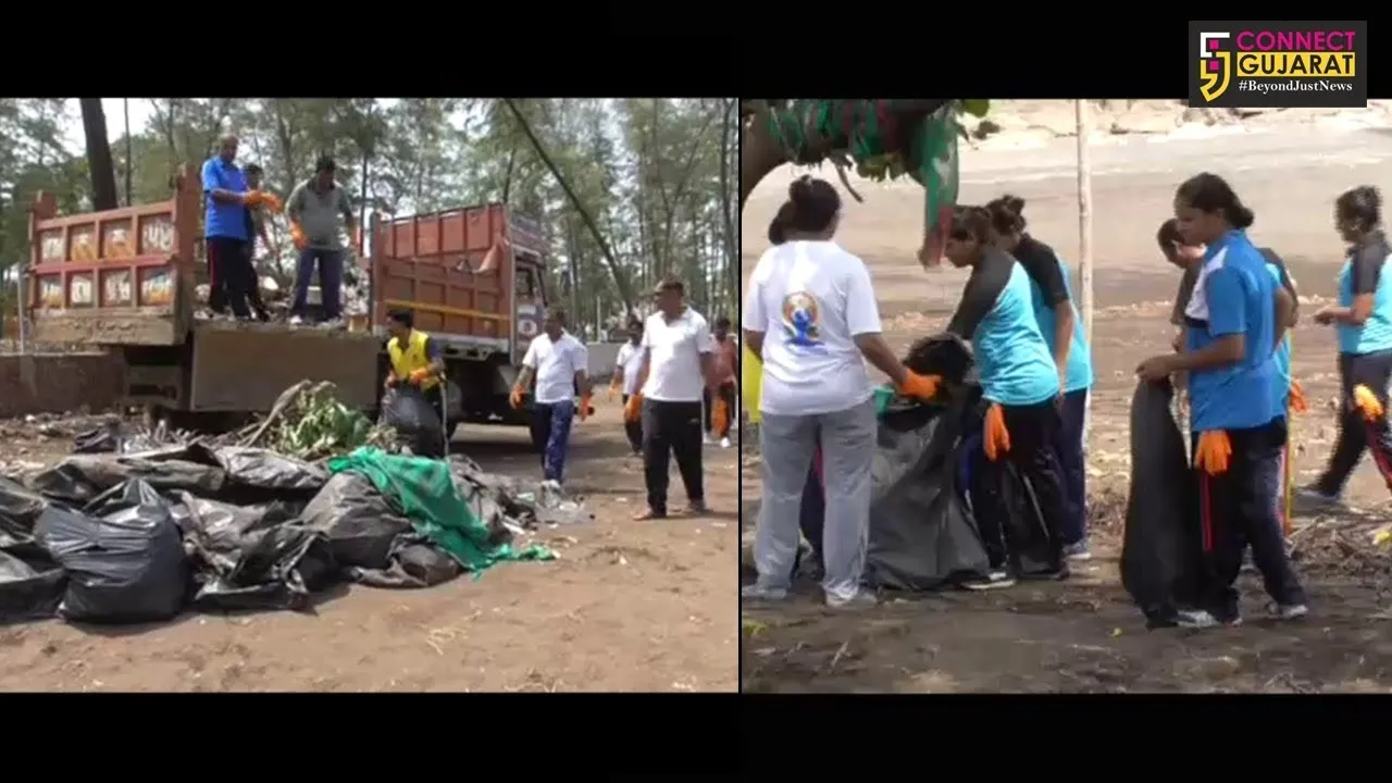 દમણ: દેવકા અને મરવડ બીચ પર હાથ ધરવામાં આવ્યું સફાઈ અભિયાન