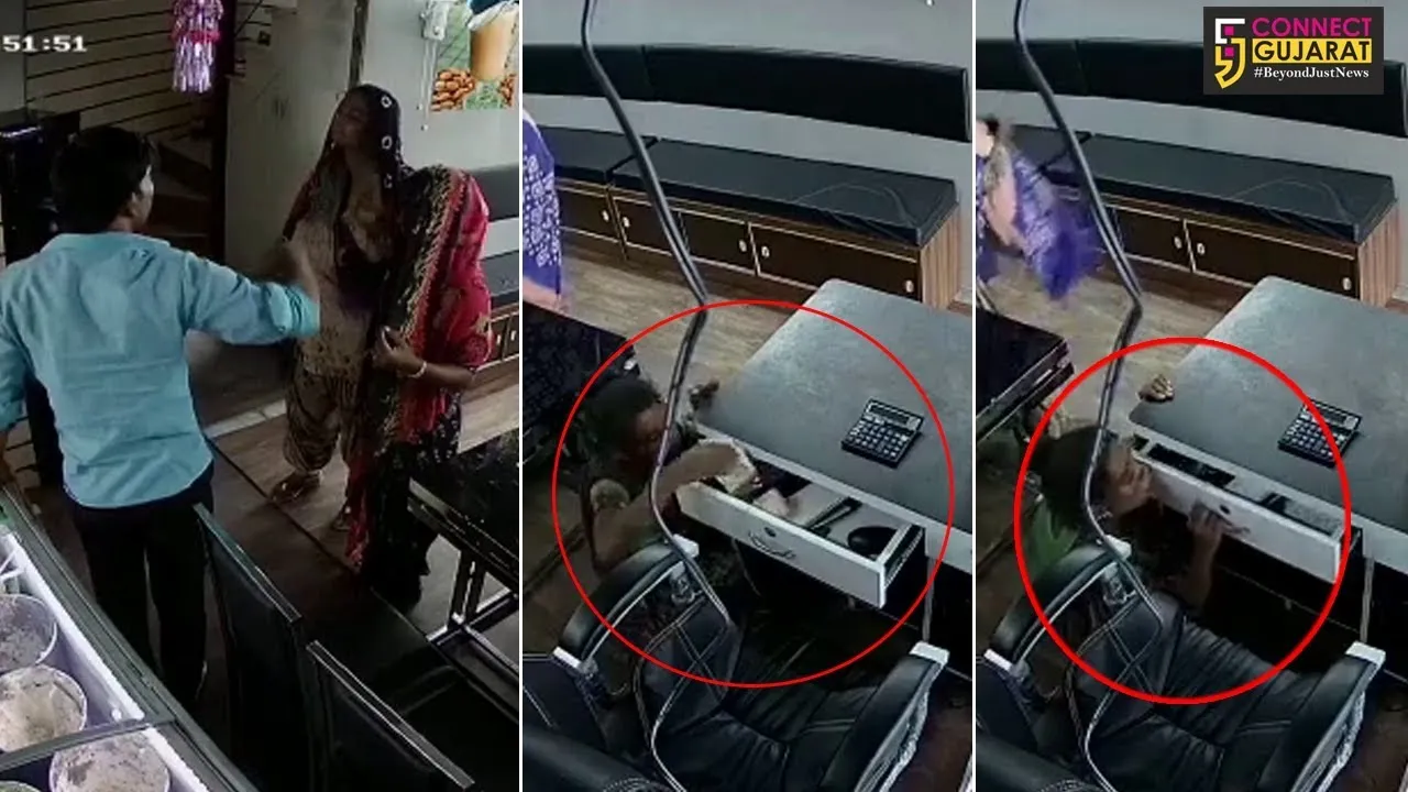 રાજકોટ: ફરી એક વાર સામે આવ્યો દુપટ્ટા ગેંગનો આતંક, ચોરીની સમગ્ર ઘટના CCTVમાં થઈ કેદ